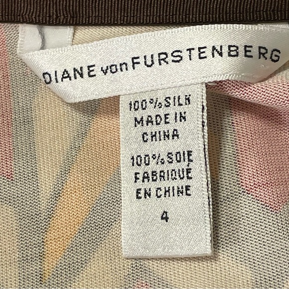 DIANE VON FURSTENBERG NWOT Fez Silk Skirt in Zambeze Graphic Multi - Picture 7 of 9